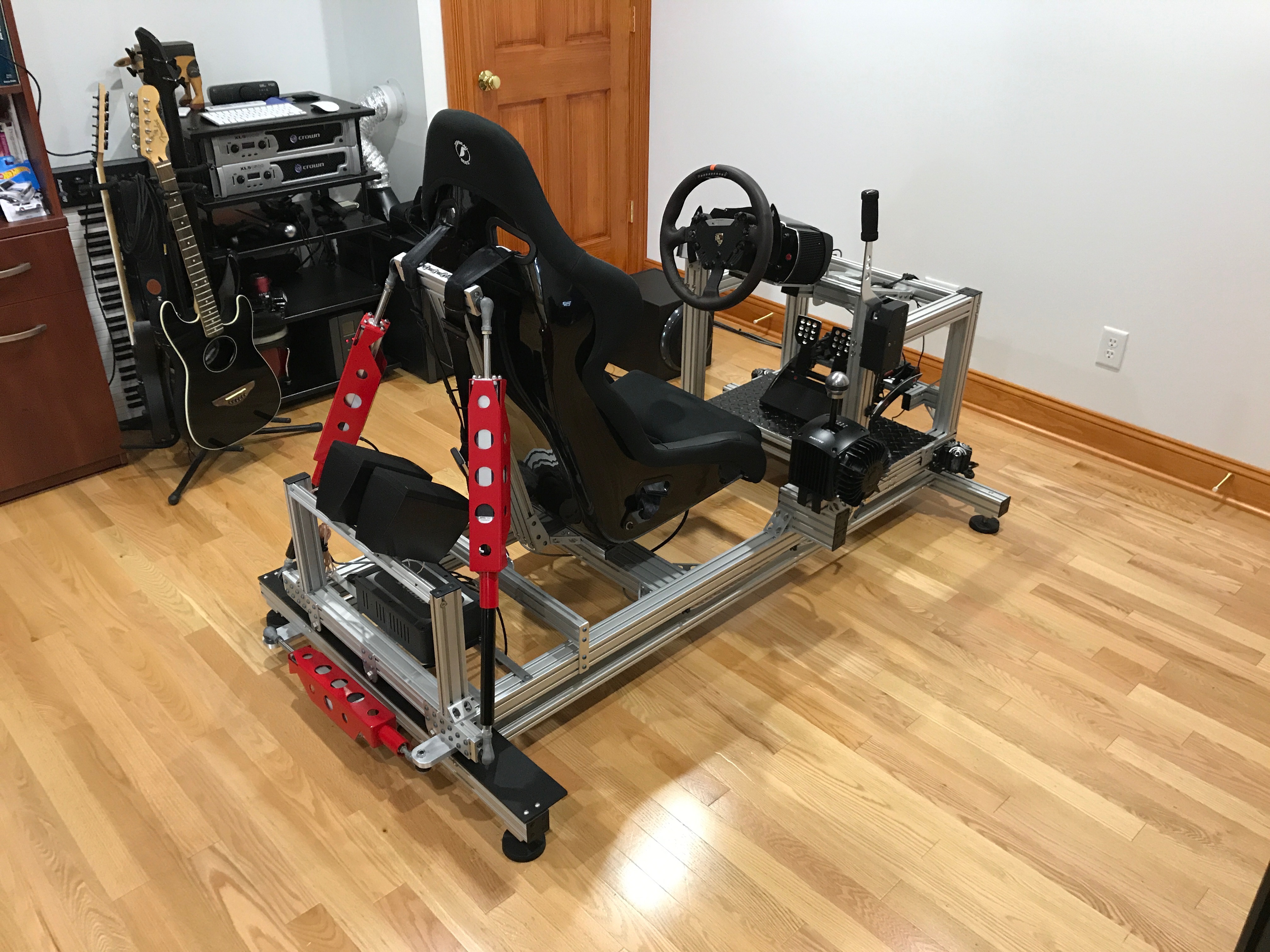 My sim racing motion rig version 2